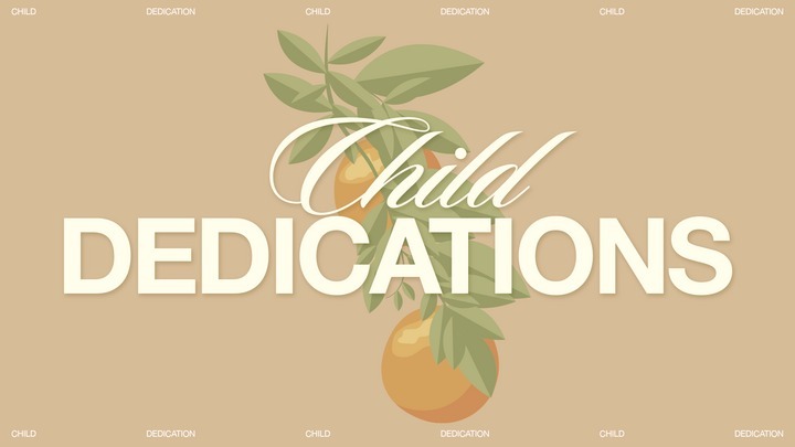 Baby/Child Dedication Request