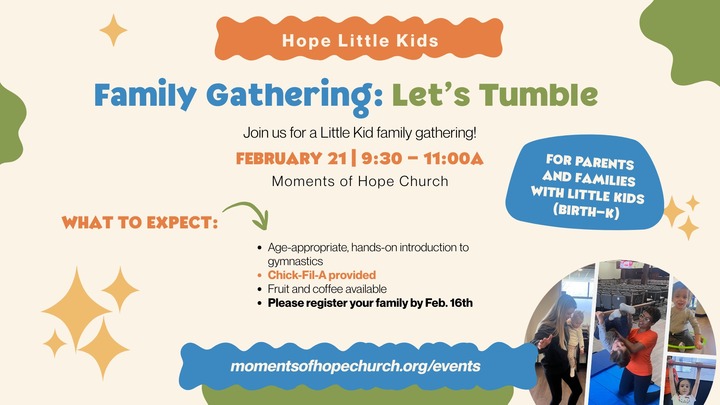 Hope Little Kids - Let's Tumble! logo