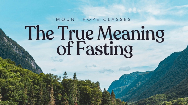 The True Meaning of Fasting logo