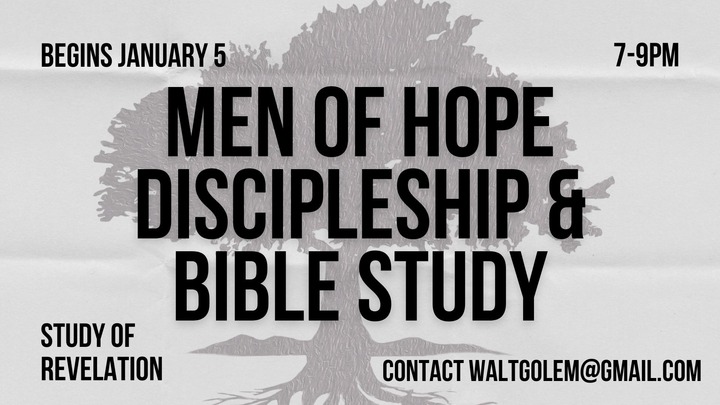 Men of Hope Discipleship & Bible Study - Revelation logo