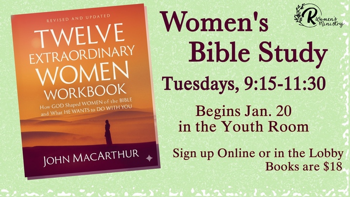 Women's Bible Study - Twelve Extraordinary Women logo
