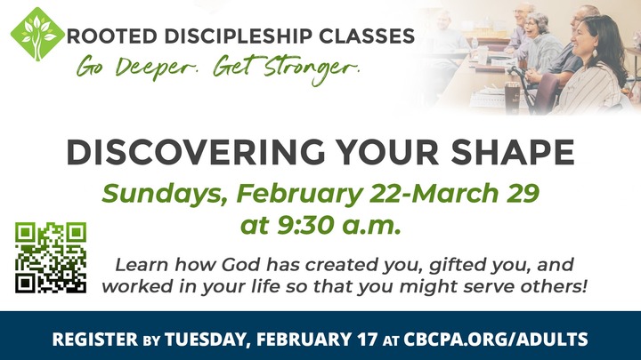 Discovering Your SHAPE Rooted Discipleship Class logo
