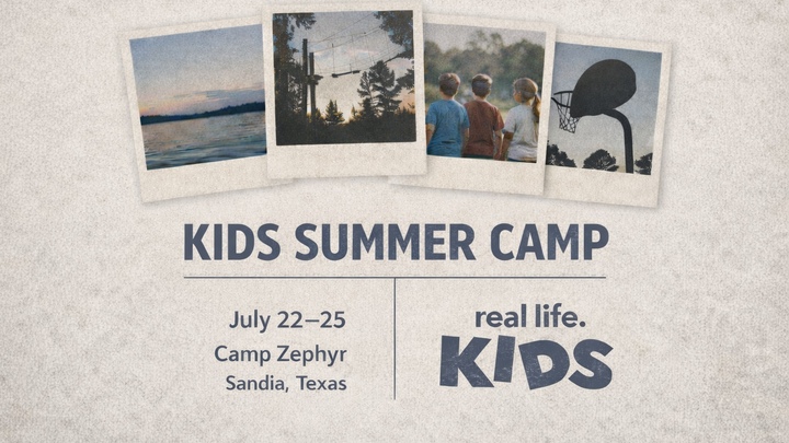 Real Life Kids Camp | July 22-25 logo