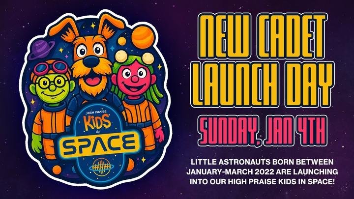 High Praise Kids: New Cadet Launch Day logo