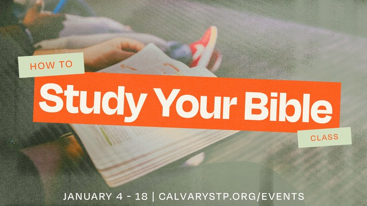 How To Study Your Bible - Class logo