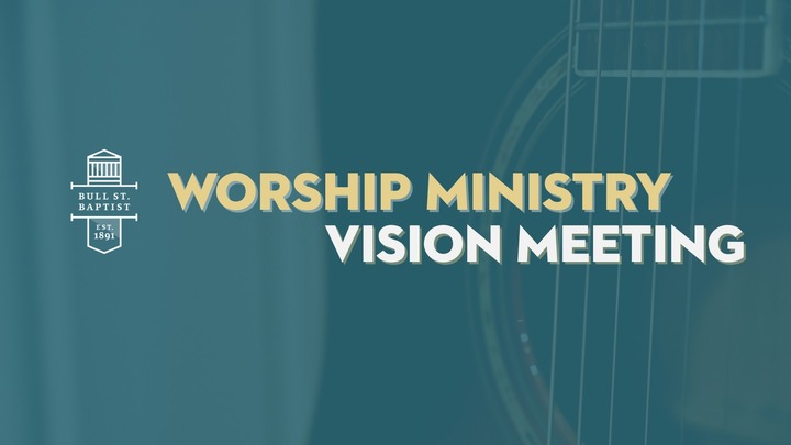 Worship Ministry Vision Meeting logo