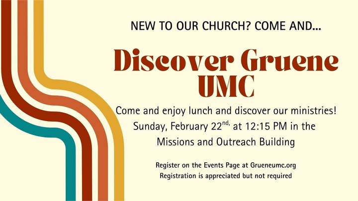 Discover Gruene United Methodist Church logo