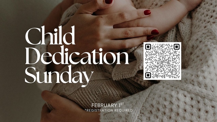 Child Dedication Sunday logo