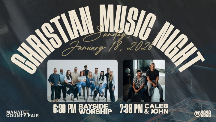 Manatee County Fair Christian Concert logo