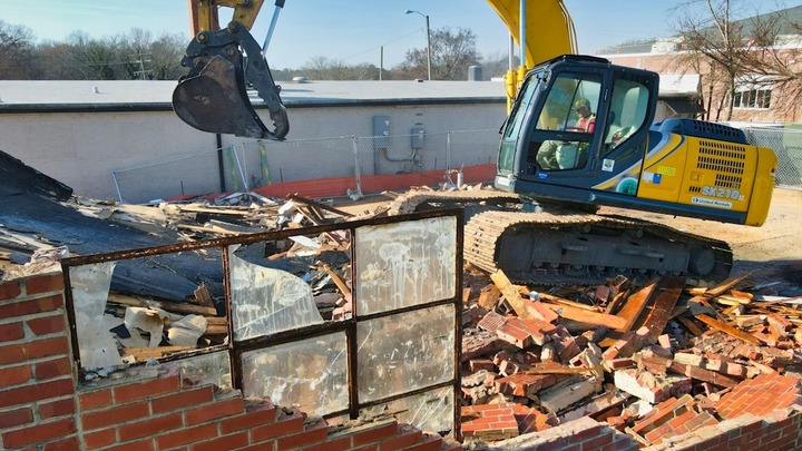 Demo/clean up day Sunday  logo