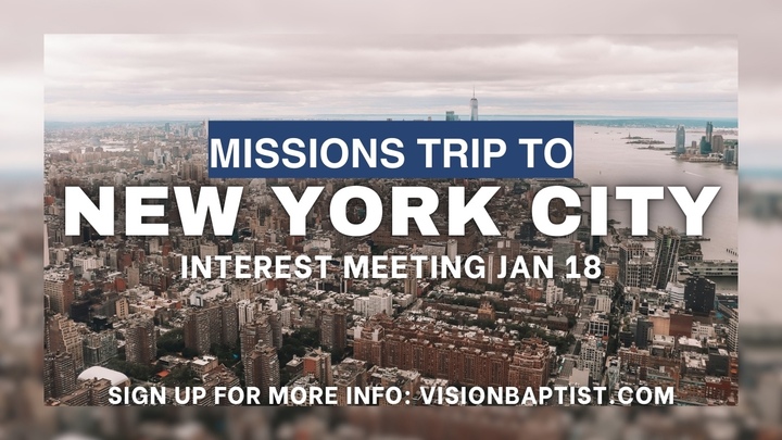 NYC Missions Trip Interest Lunch logo
