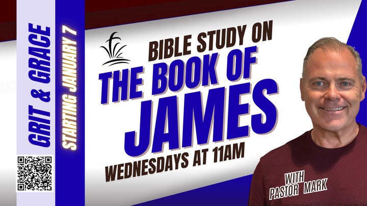 Adult Bible Study with Pastor Mark - The Book of James, Finding your Place and Purpose in Christ logo