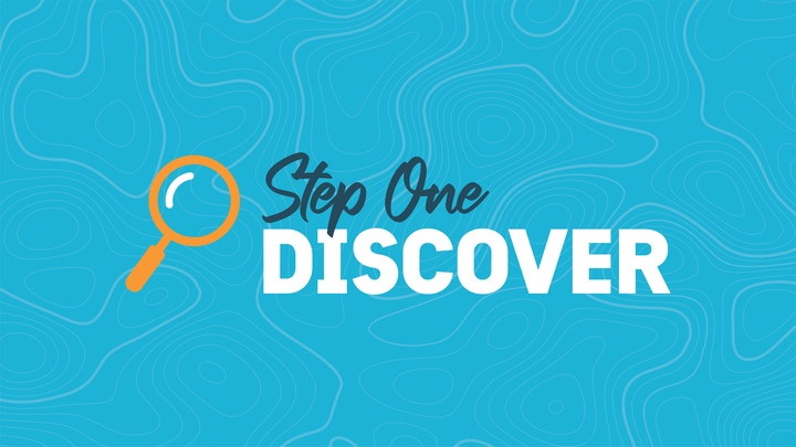 Step One: Discover logo
