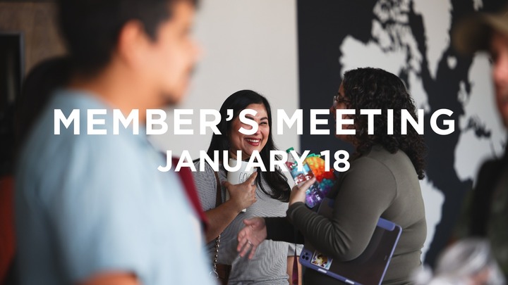 Annual Member's Meeting logo