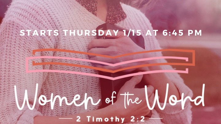 Thursday Evening Women of the Word 2026 logo