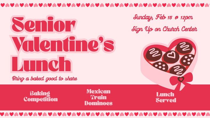 Senior Valentine's Lunch [REGISTRATION REQUIRED] logo