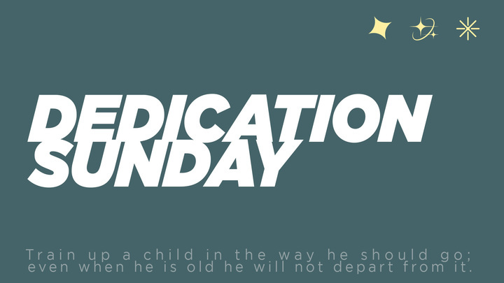 Child Dedication Sunday logo