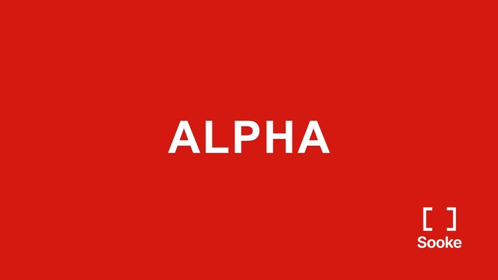 Alpha // Sooke Campus logo