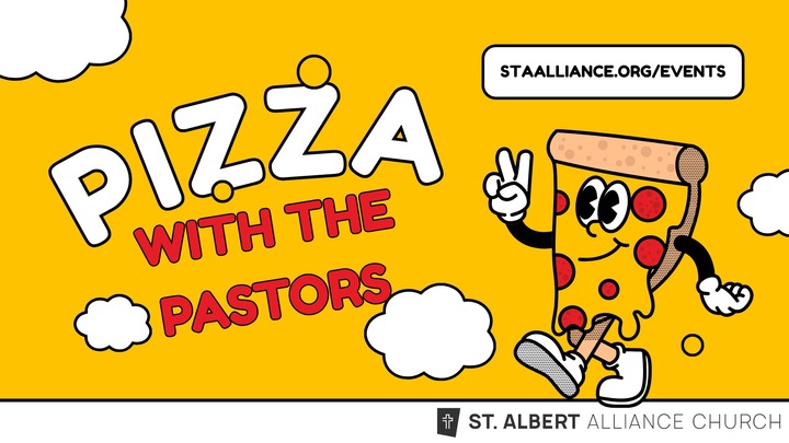 Newcomers Connect - Pizza with the Pastors logo