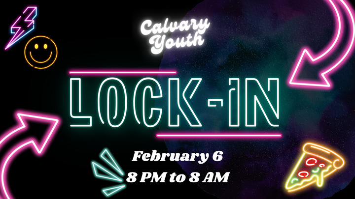 Calvary Youth Lock-In logo