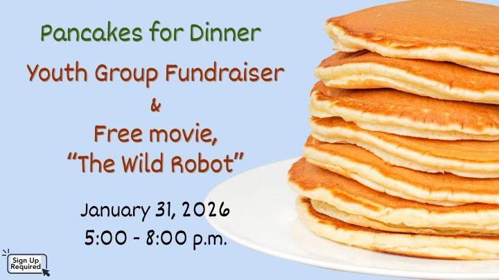 Pancakes for Dinner & Movie Night logo