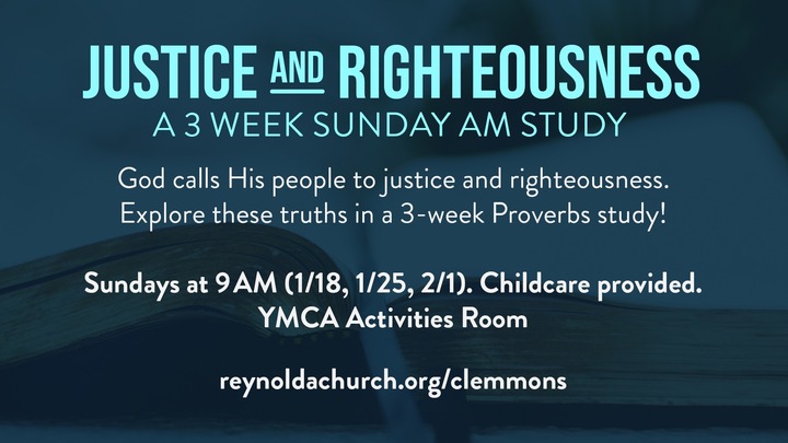3-week study: Justice and Righteousness logo