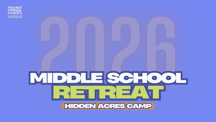 Middle School Retreat - Walnut Creek Students logo