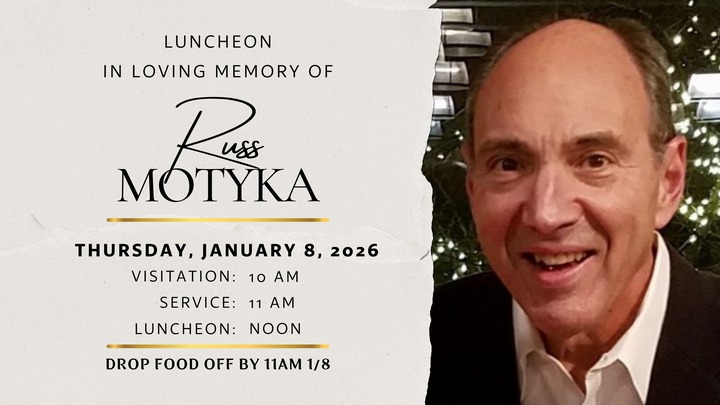 Food & Time Donations for Russ Motyka Memorial Luncheon logo