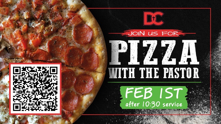 Pizza with the Pastor logo