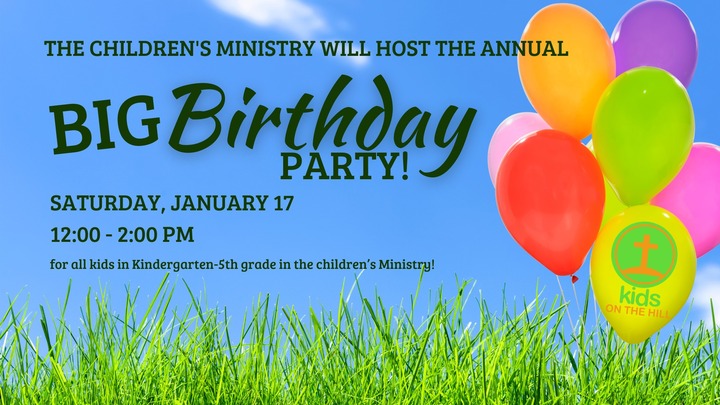 The Big Birthday Party logo