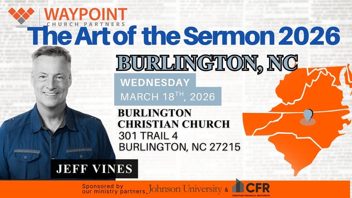 Burlington, NC | The Art of the Sermon 2026 logo