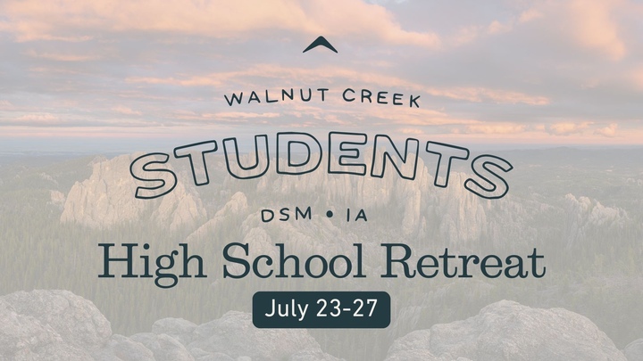 High School Retreat - Walnut Creek Students logo