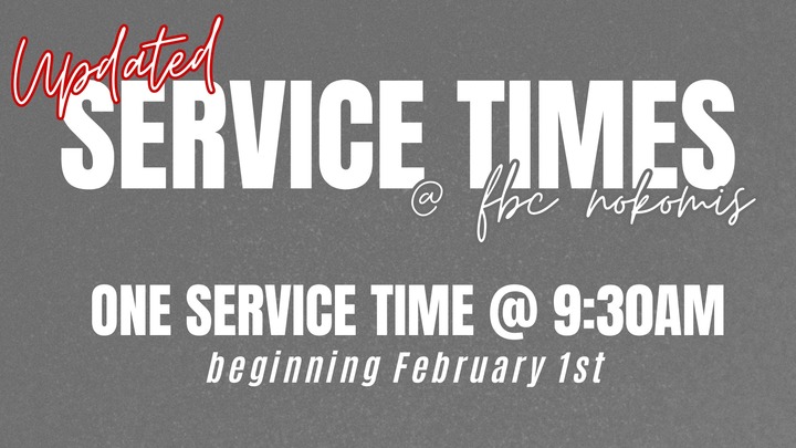New Service Time @ FBC logo