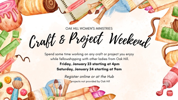 Craft & Project Weekend logo