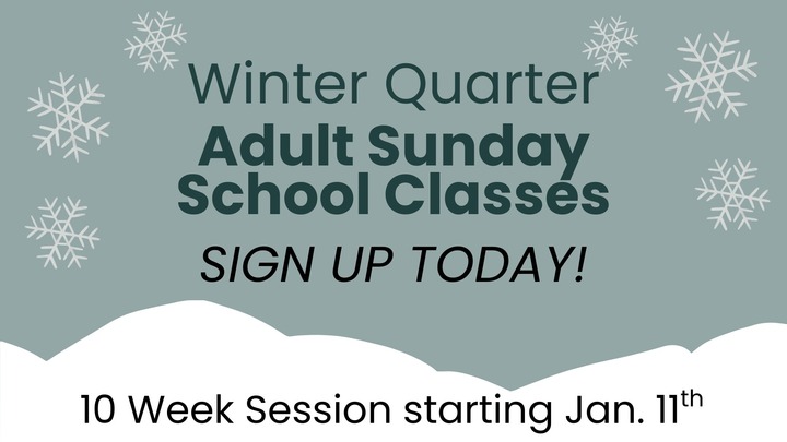 Adult Sunday School - Winter Quarter logo
