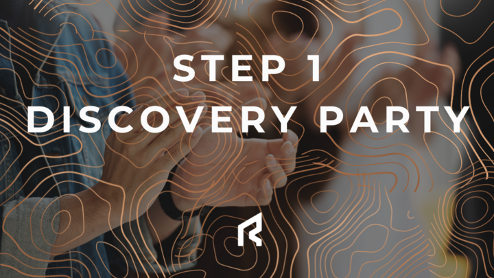 February  Discovery Party logo