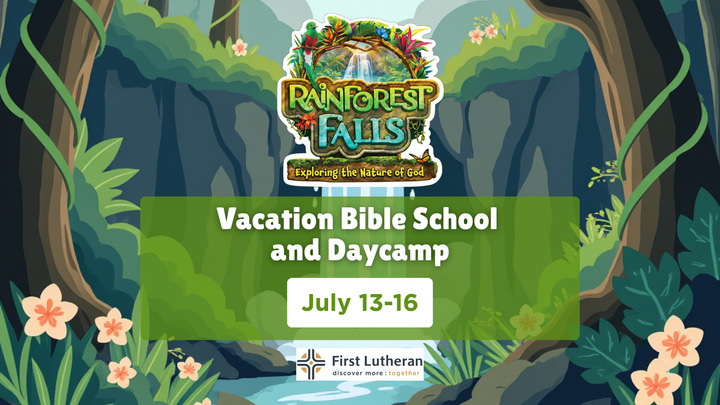 Rainforest Falls VBS and Daycamp logo