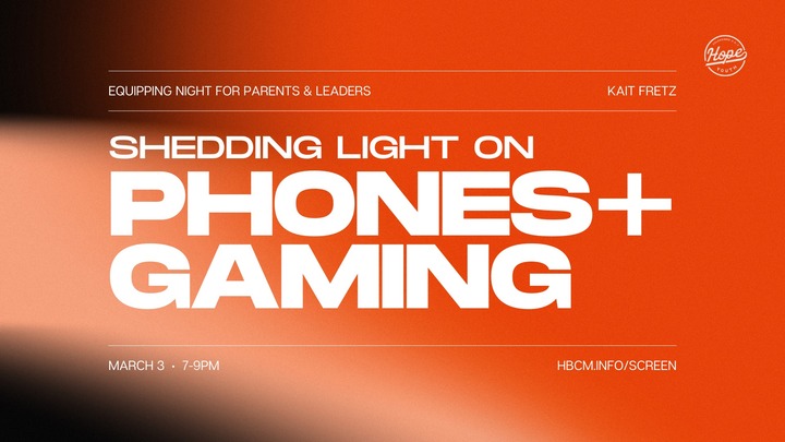 Equipping Parents & Leaders: Shedding Light on Phones & Gaming logo
