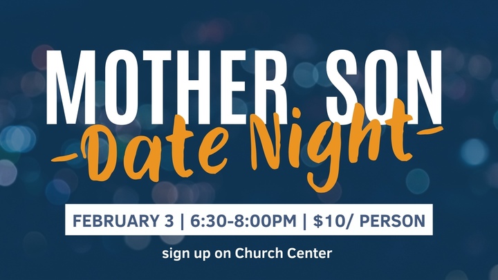 Mother Son Date Night logo