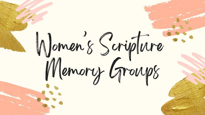 Women's Scripture Memory Groups Spring 2026 logo