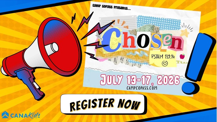 CanaKids at Camp Copass: Chosen flyer