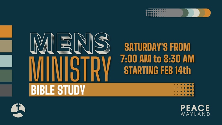 Men's Ministry Bible Study | Wayland Campus logo