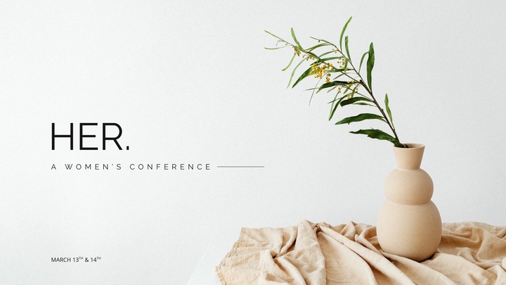 Her. A Women's Conference logo