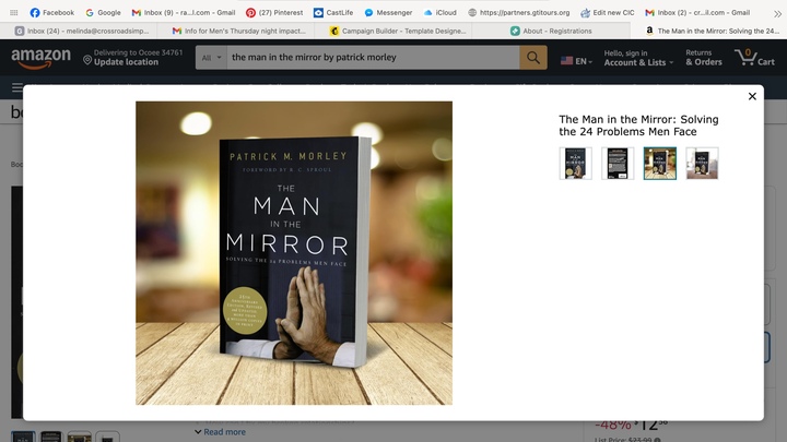 Thursday night Man in the Mirror study group logo