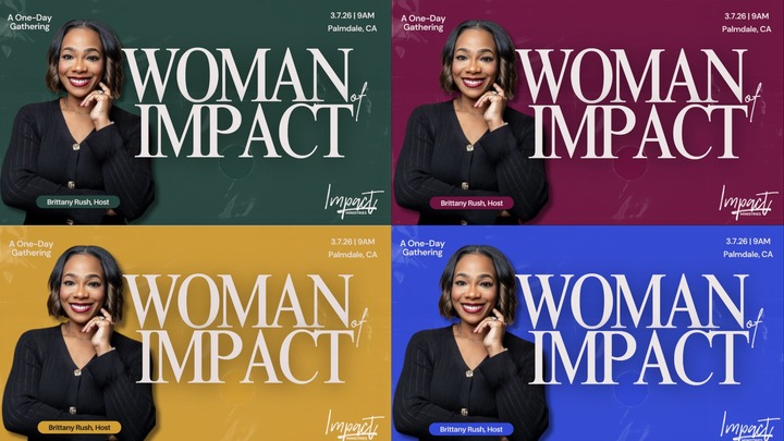 Woman of Impact, A One-Day Gathering logo