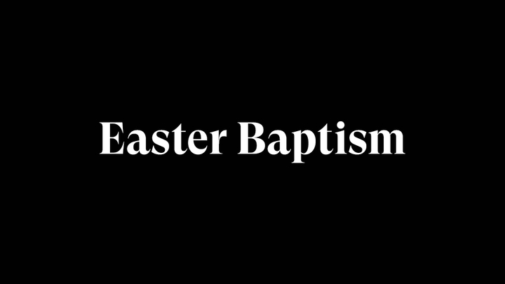 Easter Baptism logo
