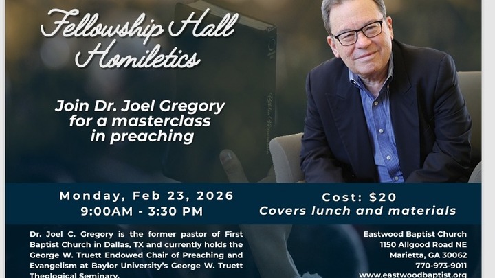 Fellowship Hall Homiletics with Dr. Joel Gregory logo