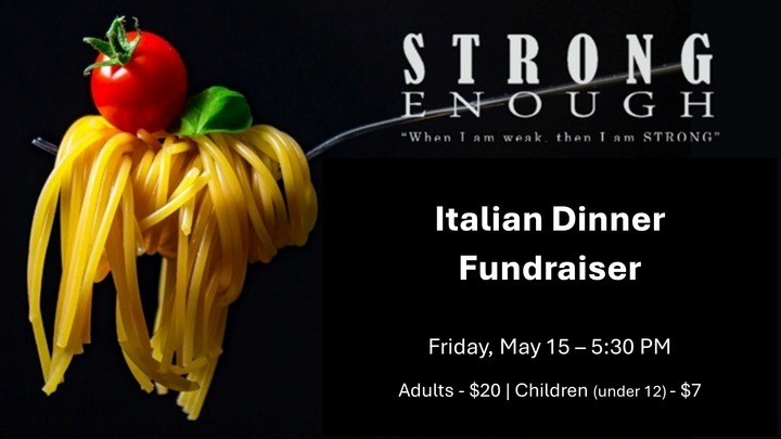 Italian Dinner Fundraiser logo