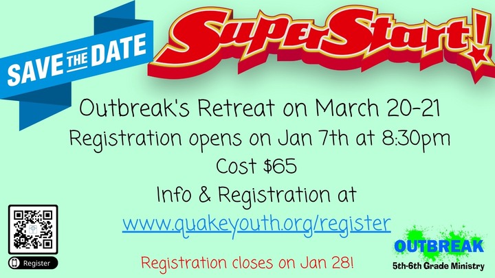 Outbreak's SuperStart! Retreat 2026 logo