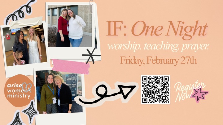 Women's Ministry | IF: ONE NIGHT Gathering logo